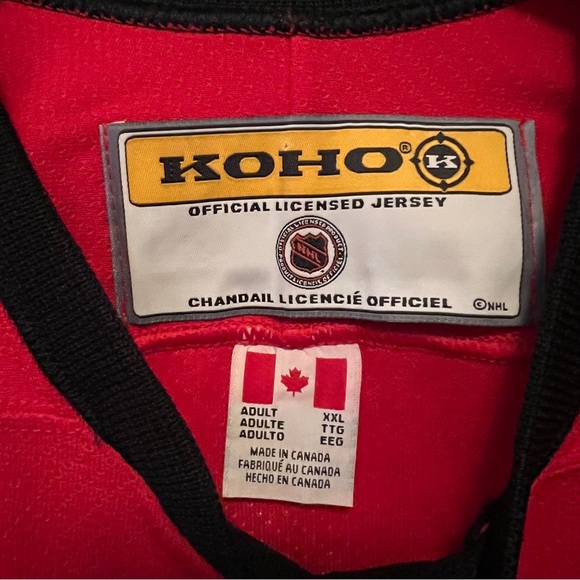 Deadstock! Vintage Calgary Flames Koho Official Hockey Jersey NWT 2XL 3 Avail‎ - Picture 3 of 16